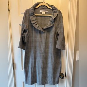 Wall Streeter Jersey Ruffneck Dress by Gretchen Scott Designs